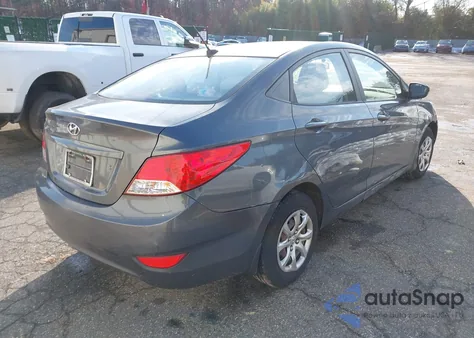 2012 Hyundai Accent Gls z USA, uszkodzony, nr VIN KMHCT4AE0CU255567